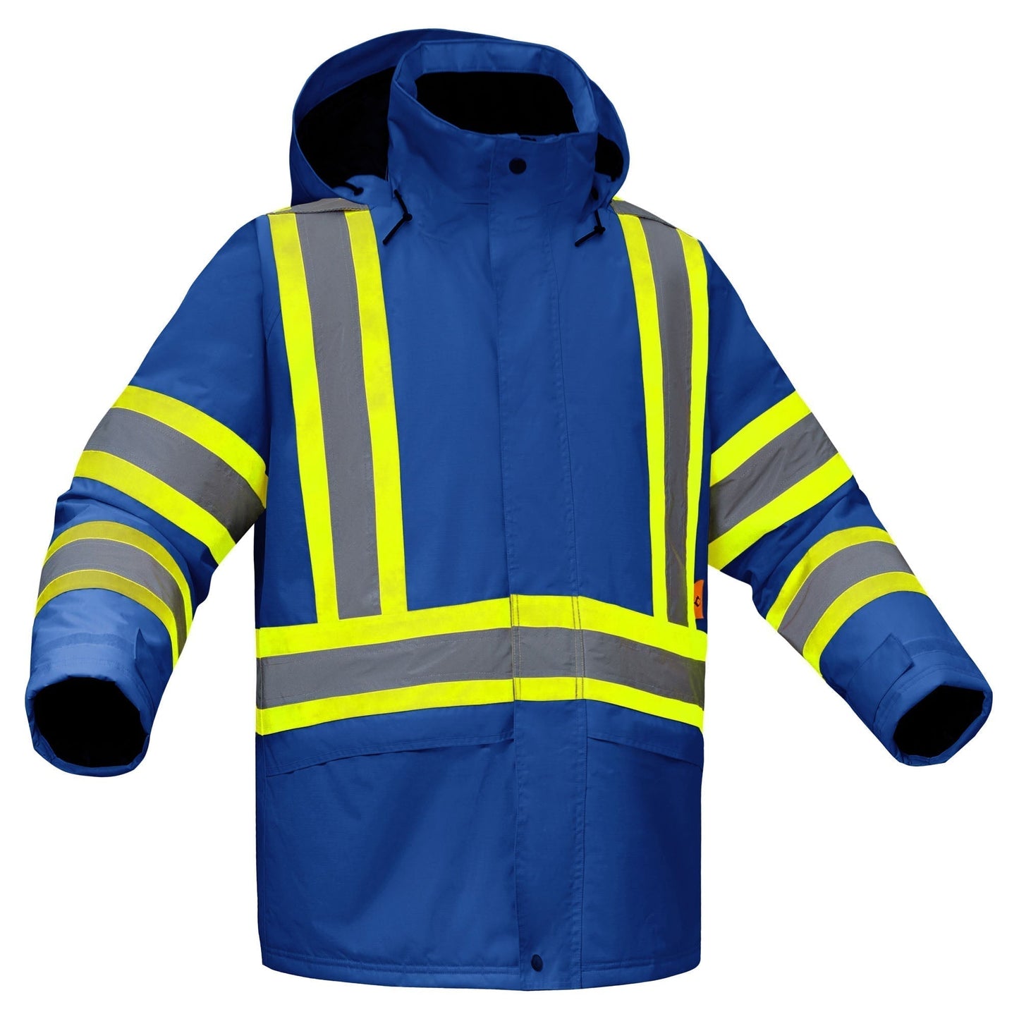 Blue Safety Jacket - GSS Safety - Two-Tone Design