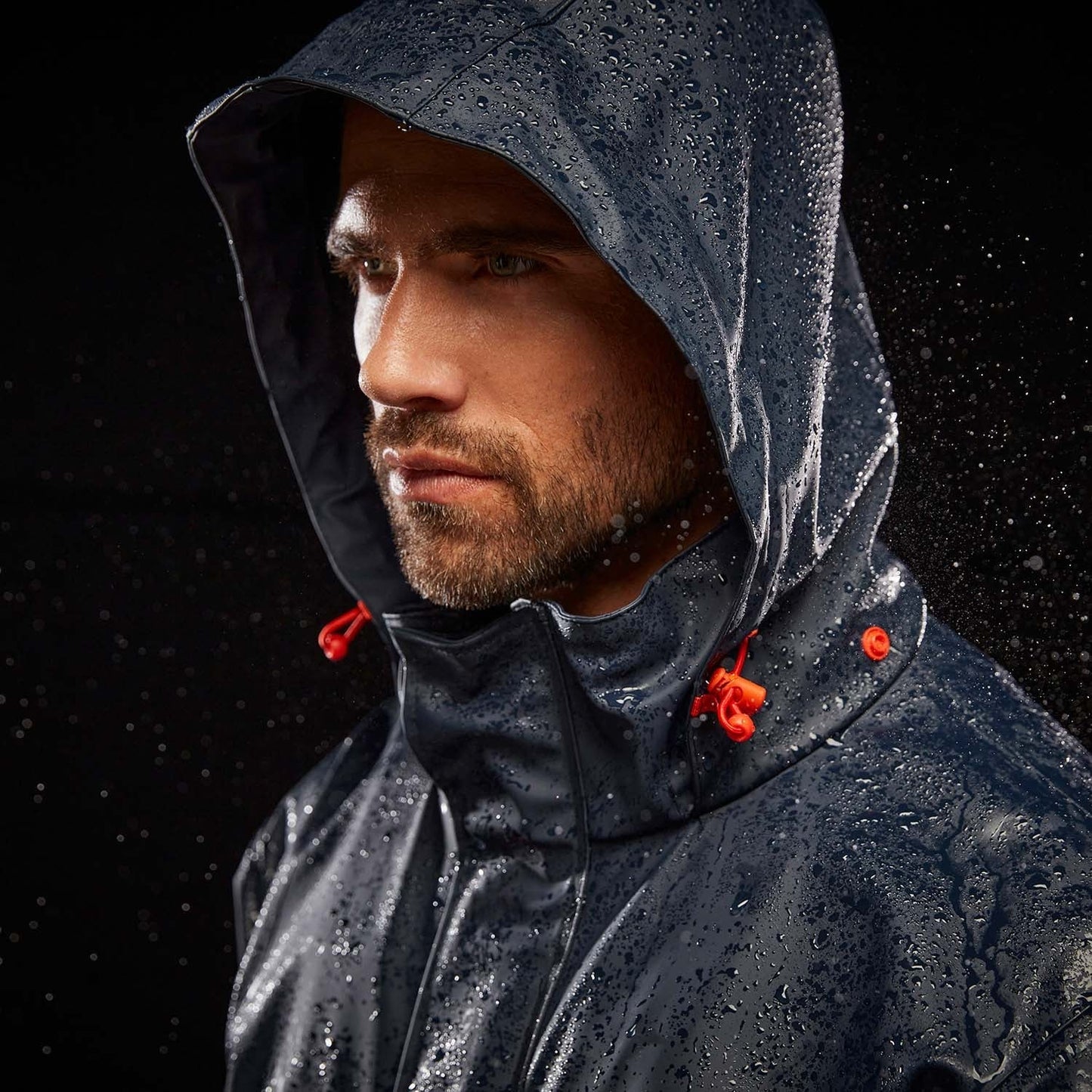 Dark Orange Rain Jacket - Helly Hansen - Waterproof Gear