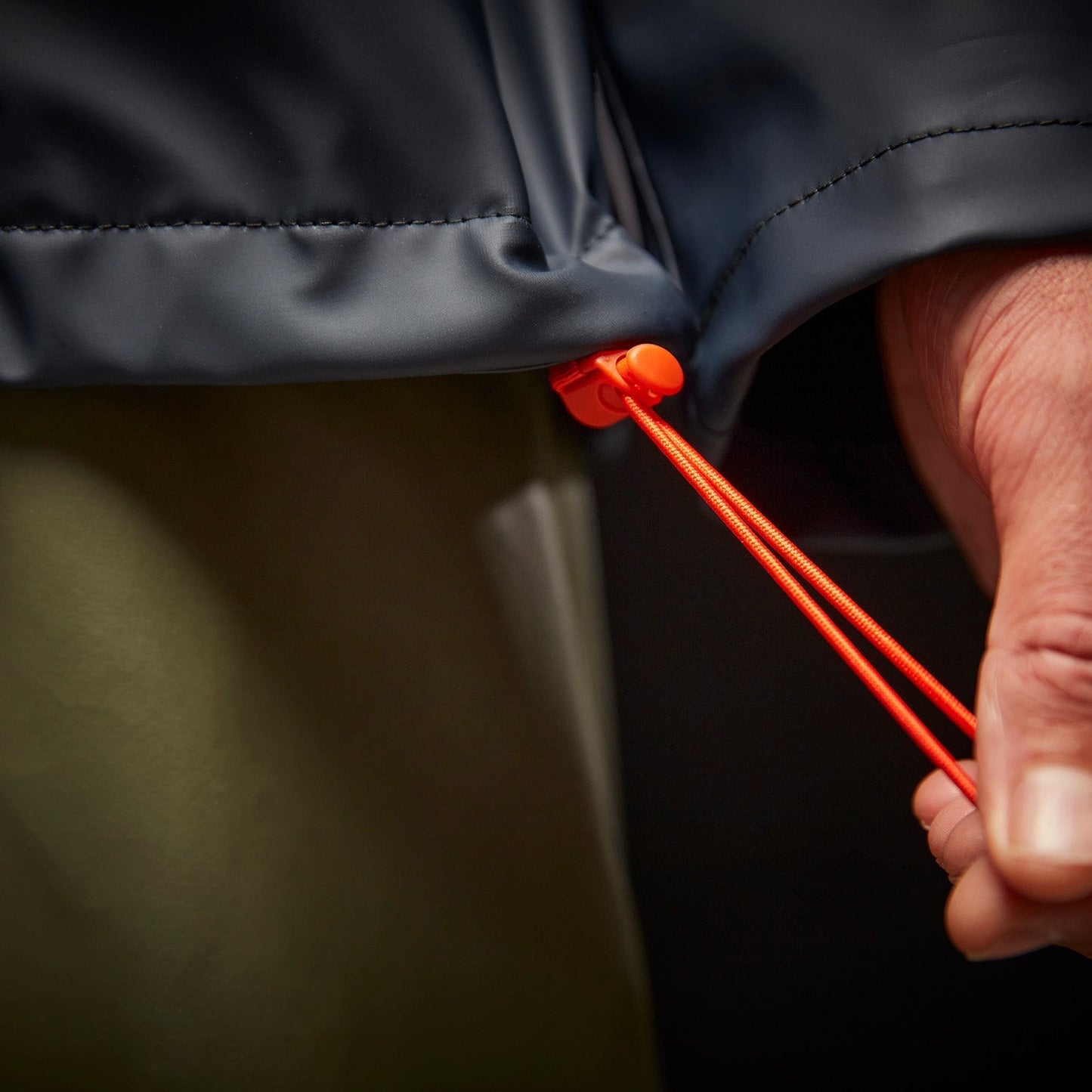 Dark Orange Rain Jacket - Helly Hansen - Waterproof Gear