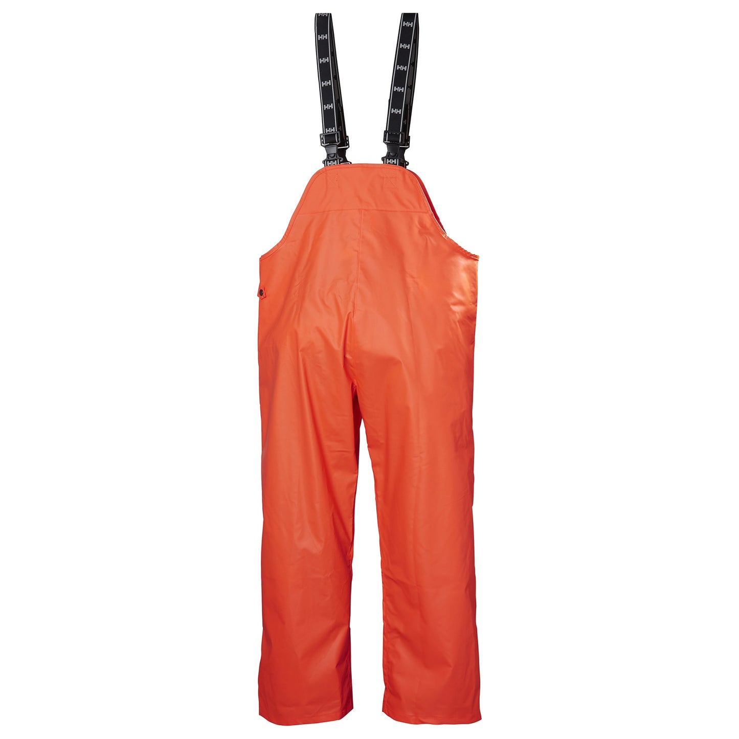 Dark Orange Bib Pants - Helly Hansen - Waterproof Fabric