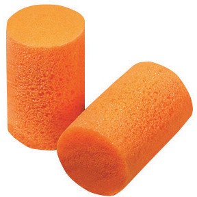 Orange Ear Plugs - Howard Leight - Firm Foam Design