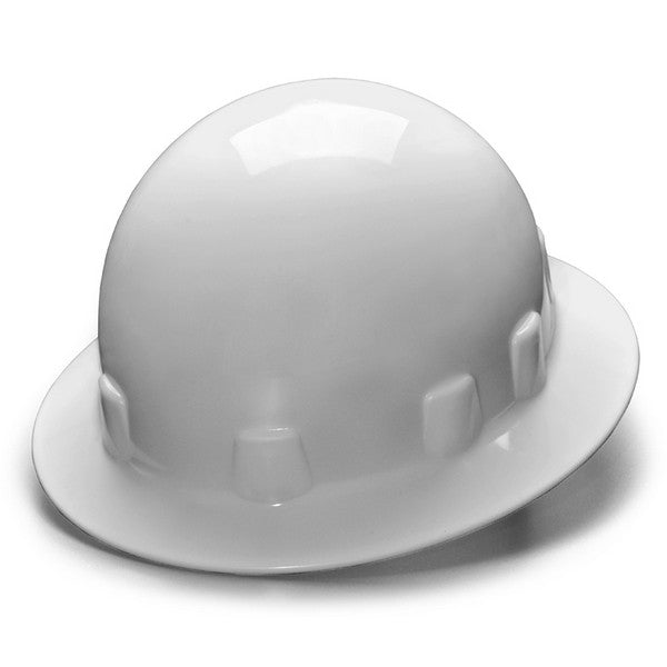 White Hard Hats - Pyramex - Sleek Shell Design