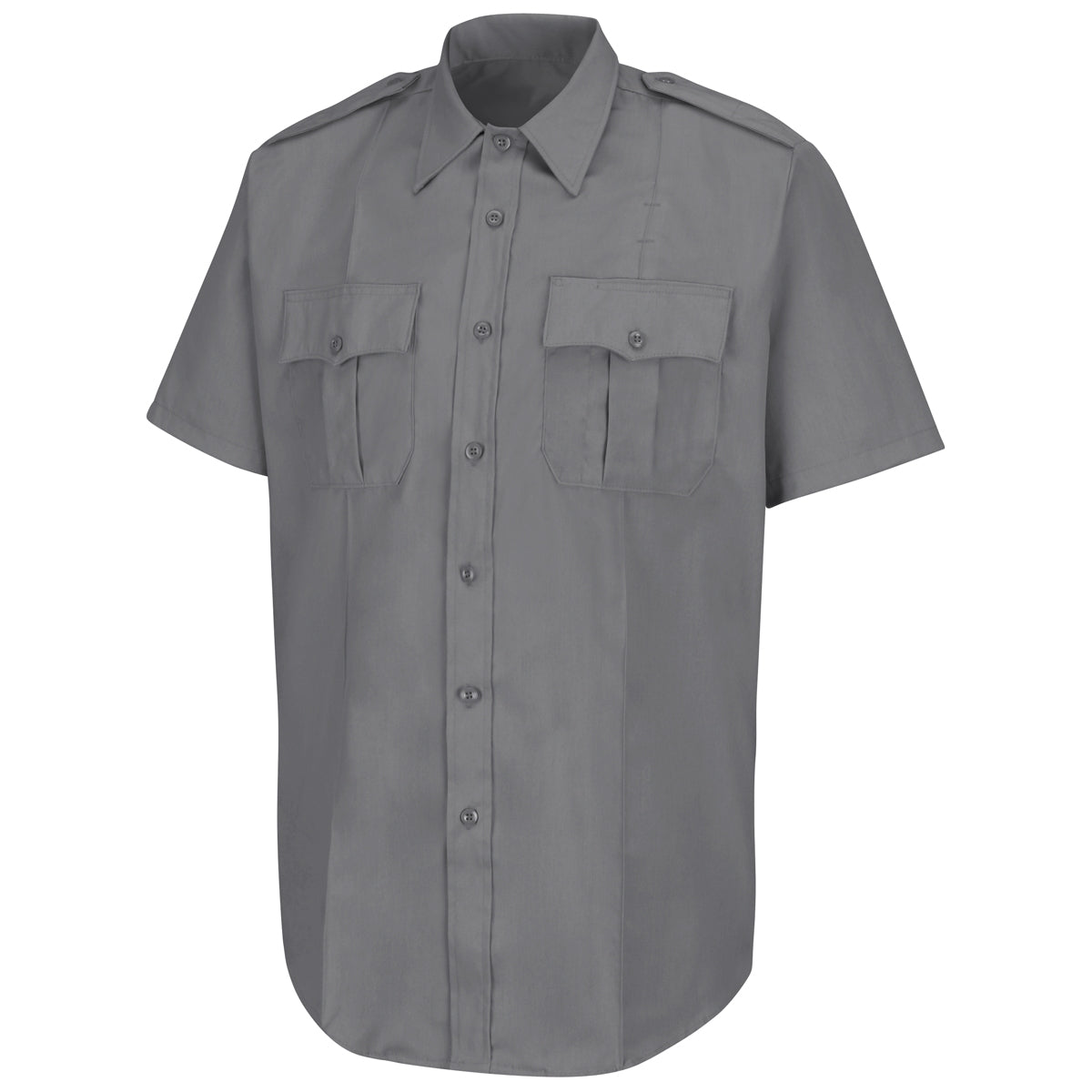 Dark Navy Button Up Shirts - Horace Small - Stretch Poplin
