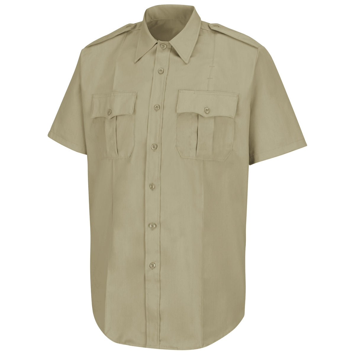 Dark Navy Button Up Shirts - Horace Small - Stretch Poplin