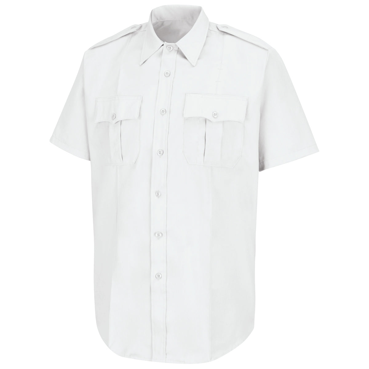 Dark Navy Button Up Shirts - Horace Small - Stretch Poplin