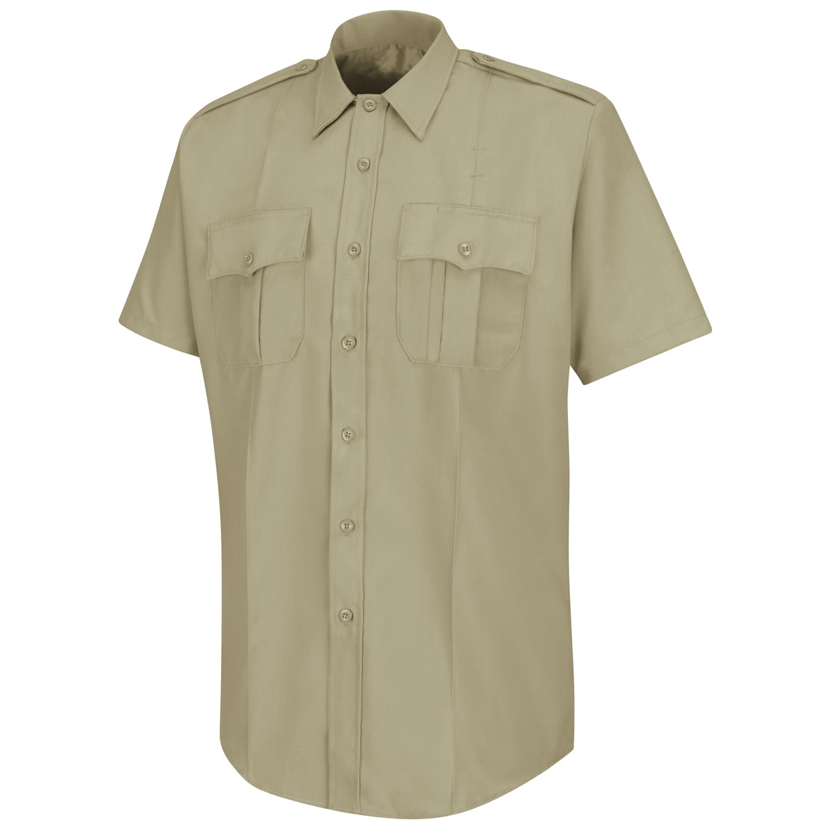 Brown Button Up Shirts - Horace Small - Durable Fabric