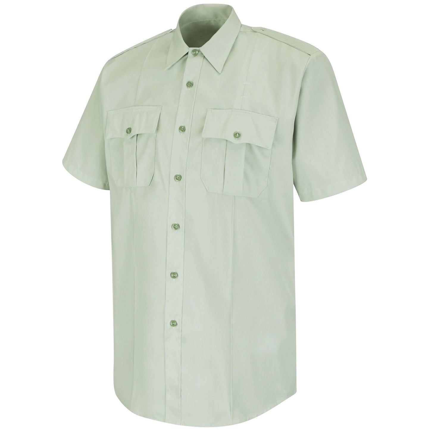 Dark Navy Button Up Shirt - Horace Small - Stretch Fabric
