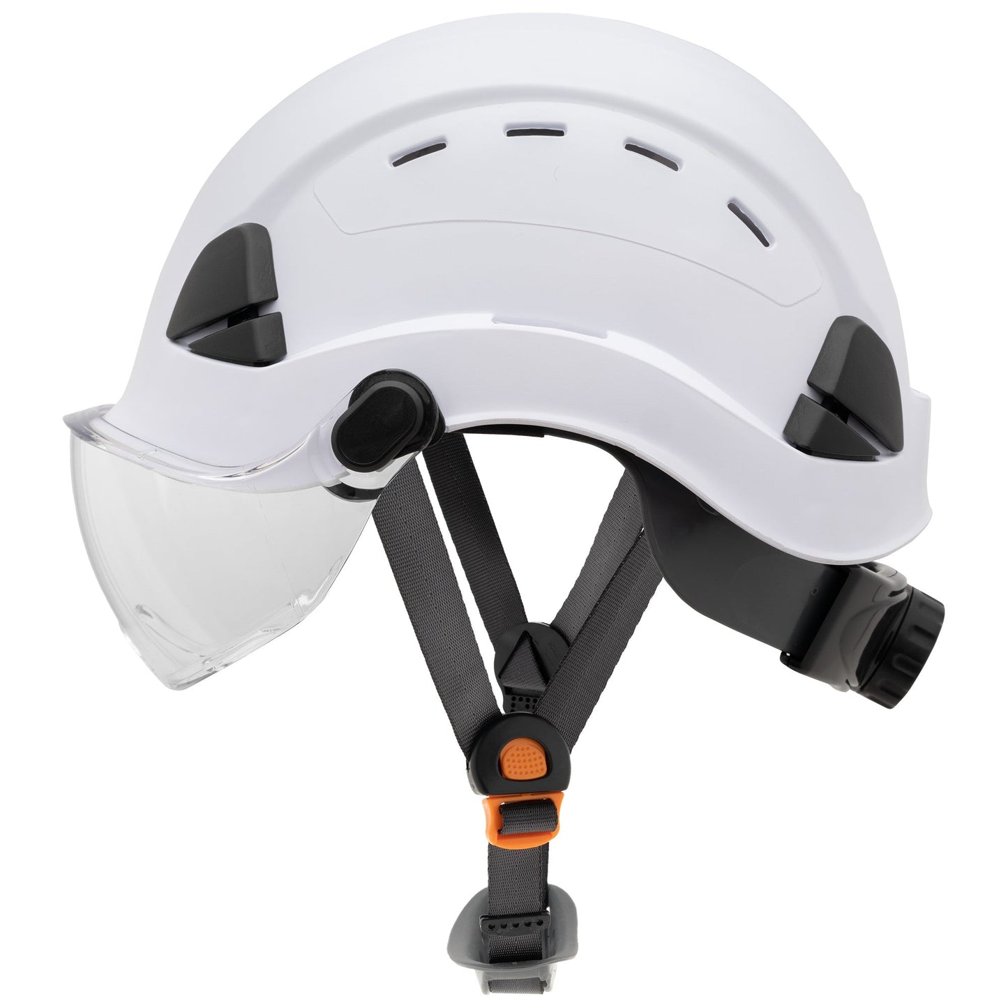 White Hard Hats - Fibre Metal - Vented Safety Helmet