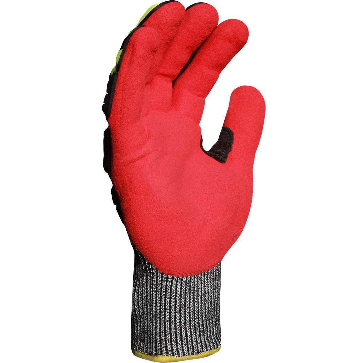 Gray/Yellow/Red Performance Gloves - Ironclad - Impact Knit