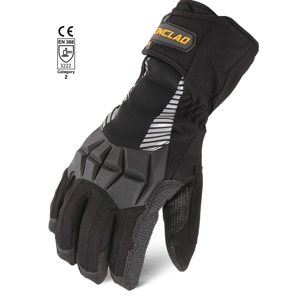 Black Performance Gloves - Ironclad - Waterproof Design