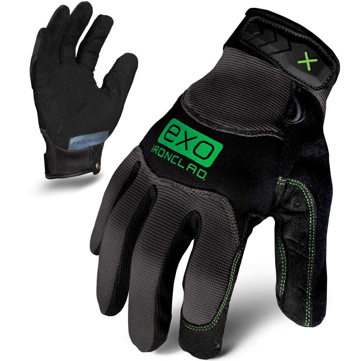 Gray Performance Gloves | Ironclad | Exo-Mwr2 Modern Water Resistant