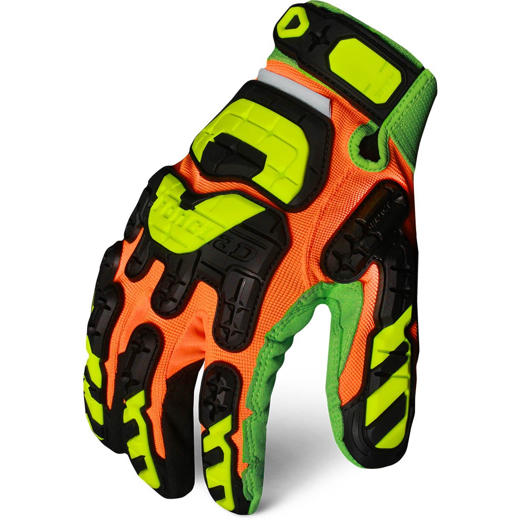 Orange/Yellow/Green Performance Gloves - Ironclad - Durable Protection