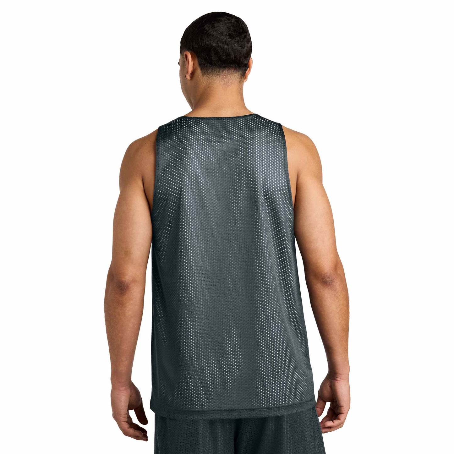 Black/Deep Red Tank Tops - Sport-Tek - Moisture-Wicking