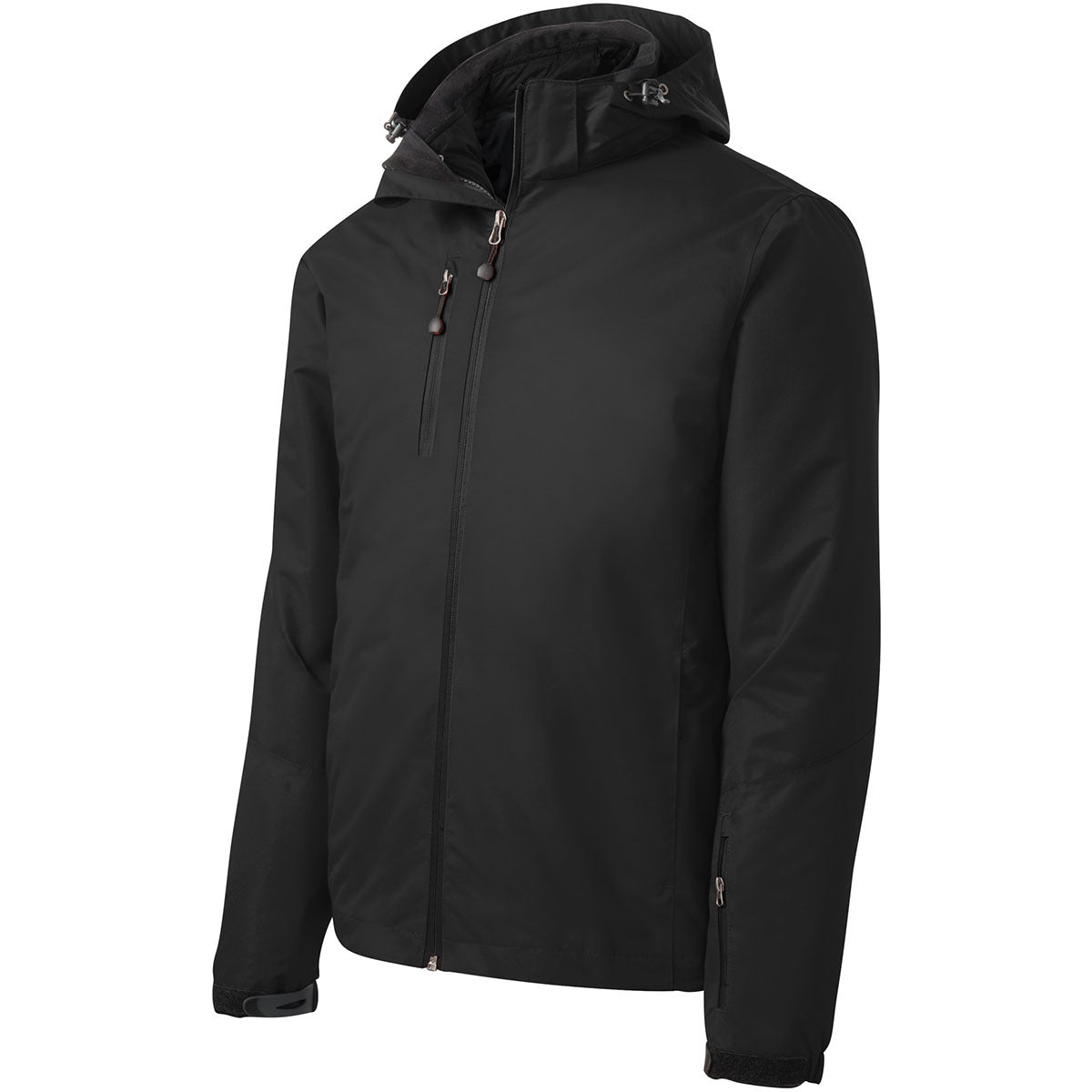 Black Waterproof Jacket - Port Authority - Versatile Outerwear