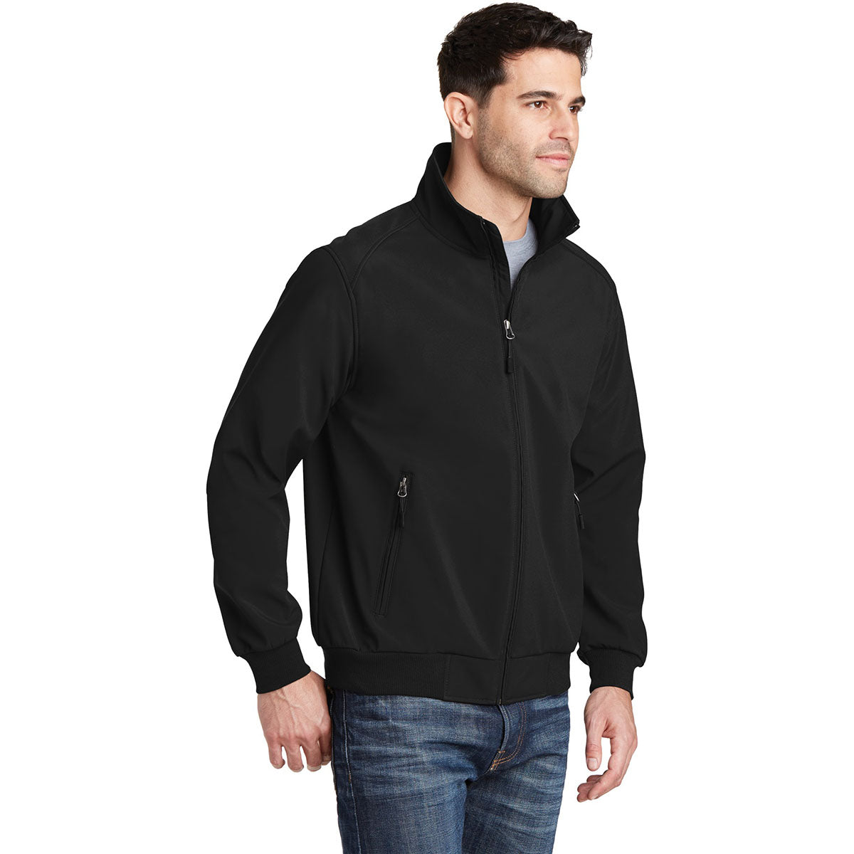Black Soft Shell Jacket - Port Authority - Waterproof Design