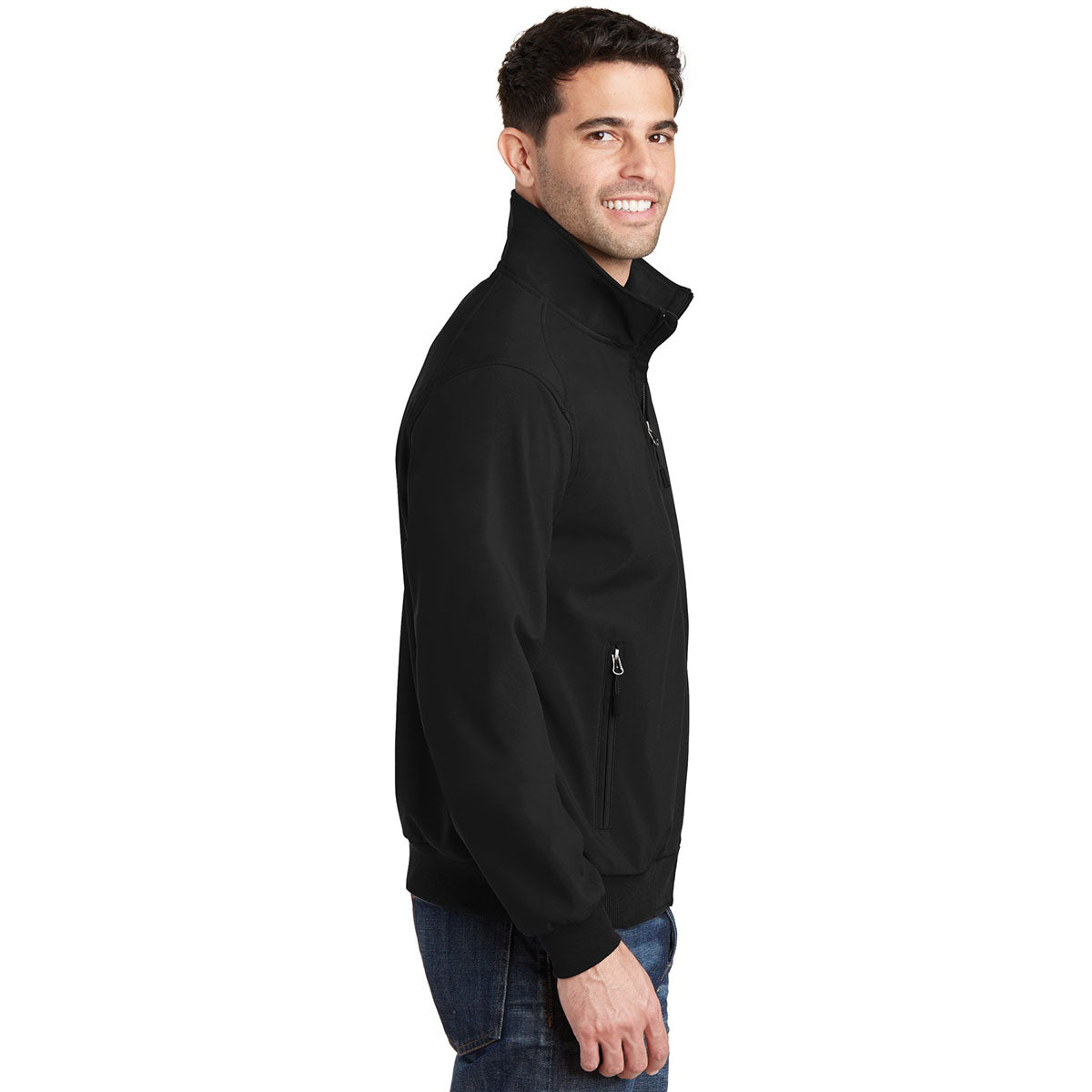 Black Soft Shell Jacket - Port Authority - Waterproof Design