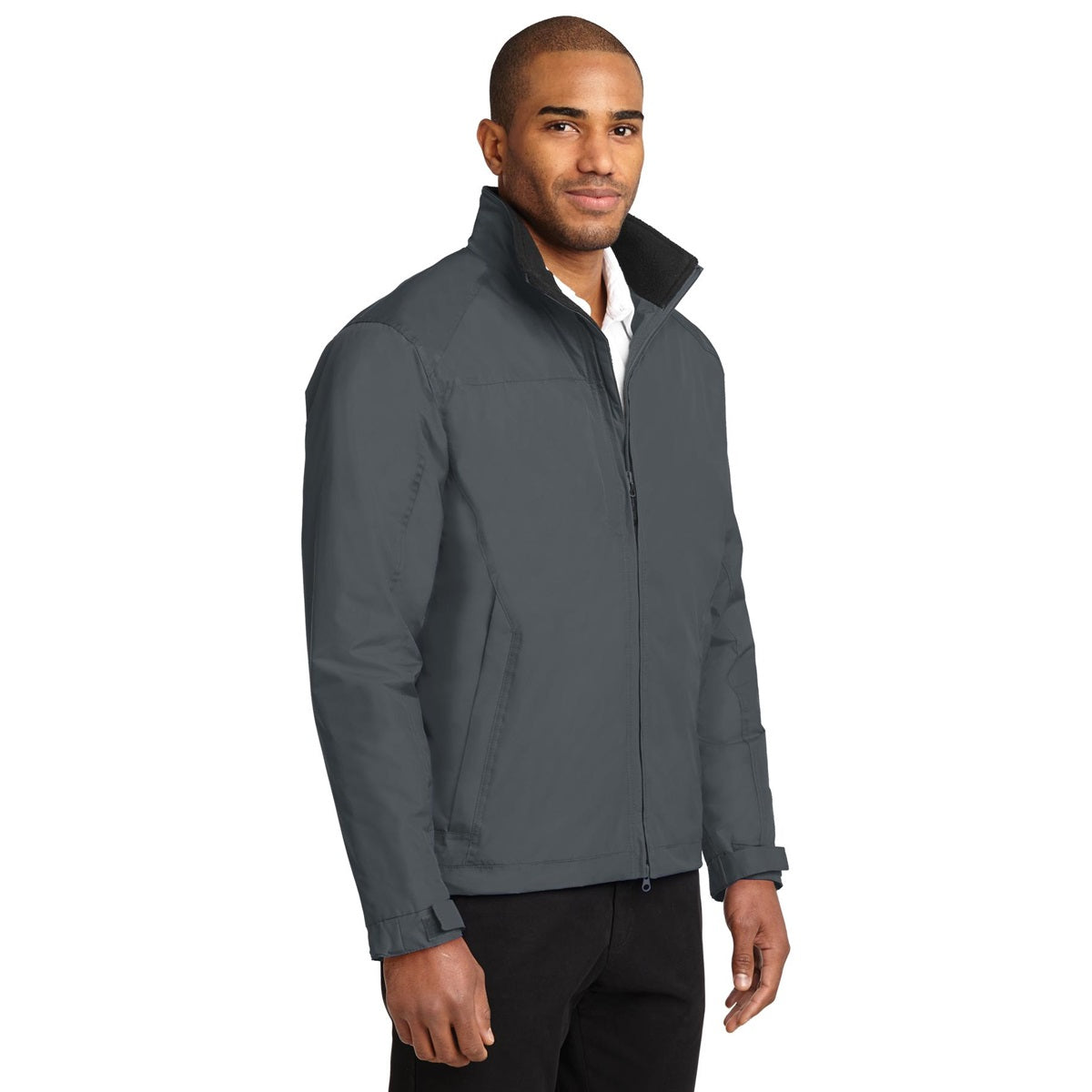 Steel Grey/True Black Jacket - Port Authority - Durable