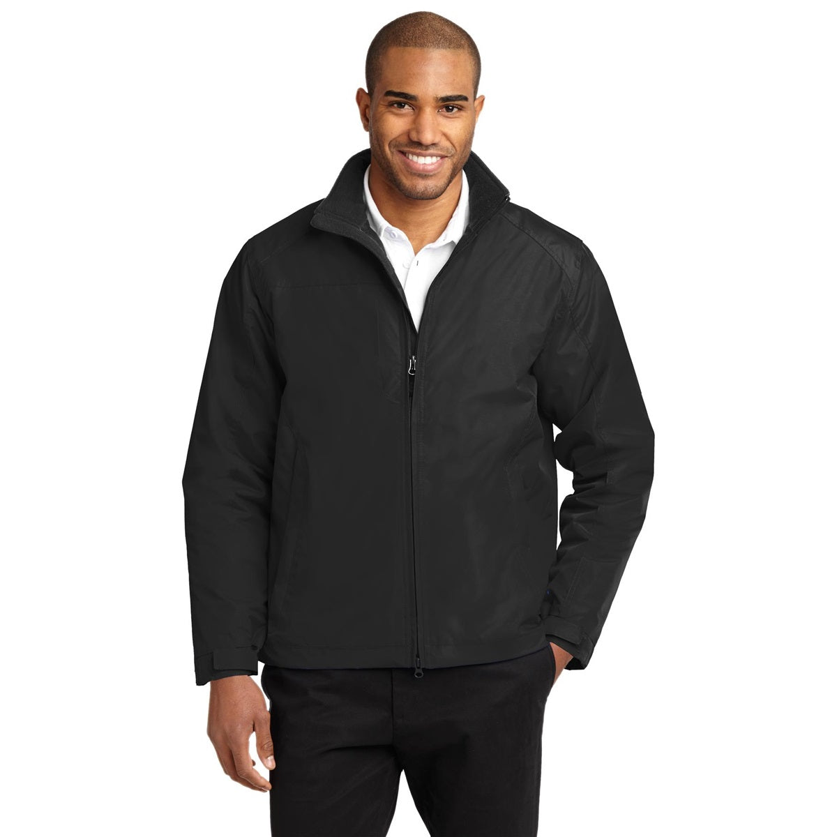 Steel Grey/True Black Jacket - Port Authority - Durable