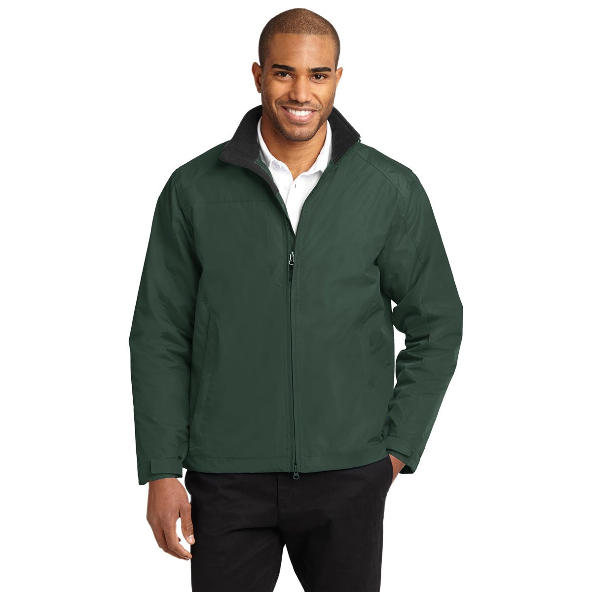 Steel Grey/True Black Jacket - Port Authority - Durable
