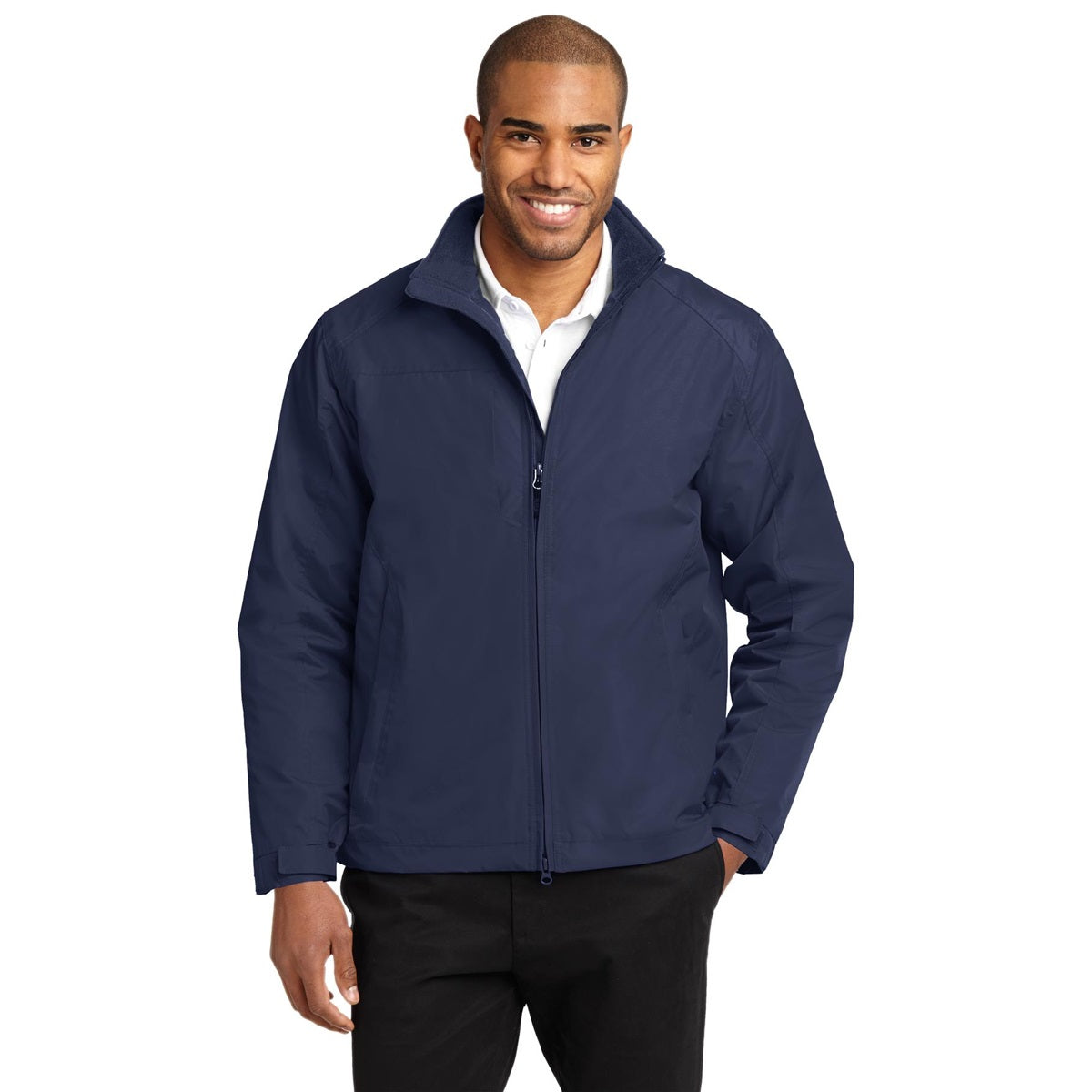 Steel Grey/True Black Jacket - Port Authority - Durable