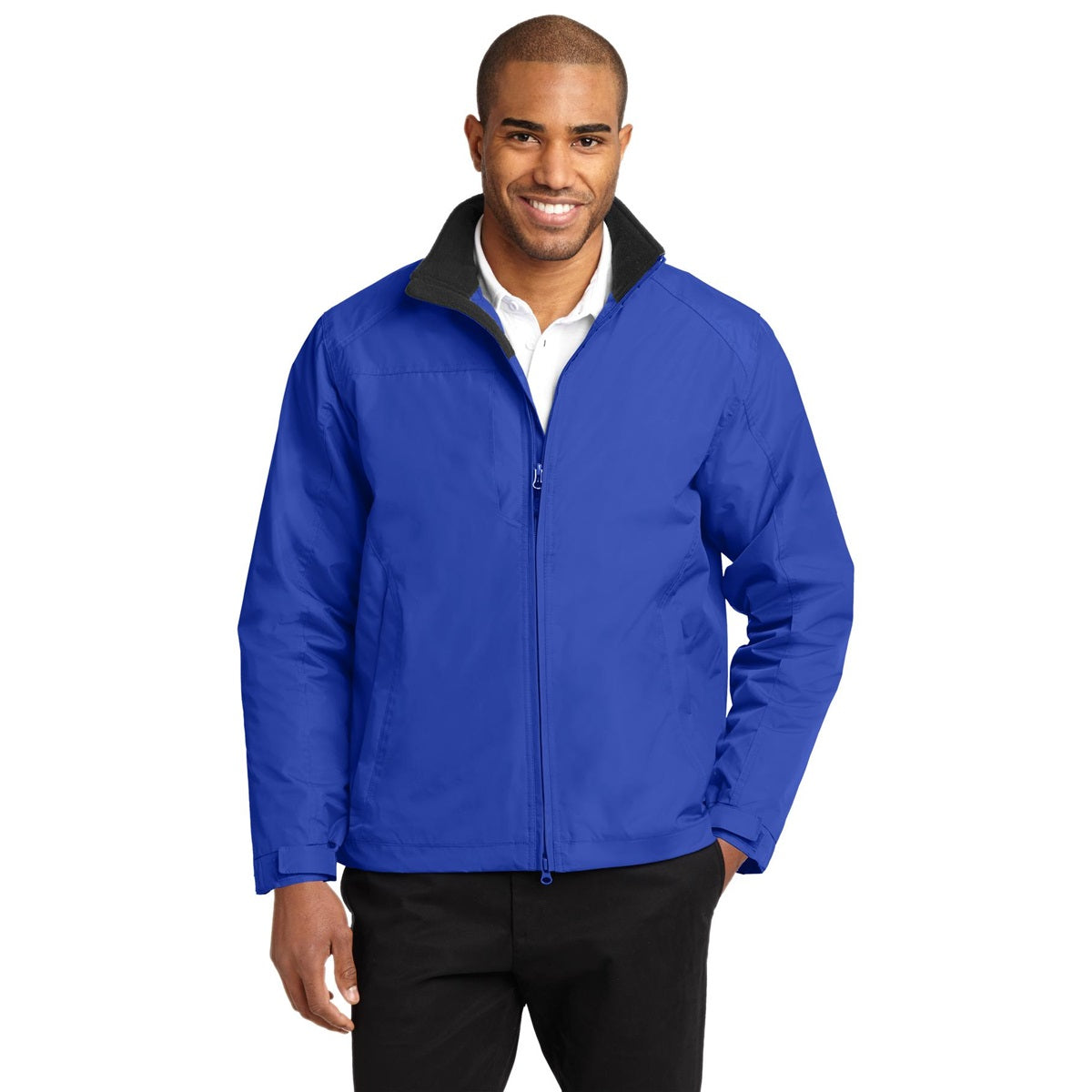 Steel Grey/True Black Jacket - Port Authority - Durable
