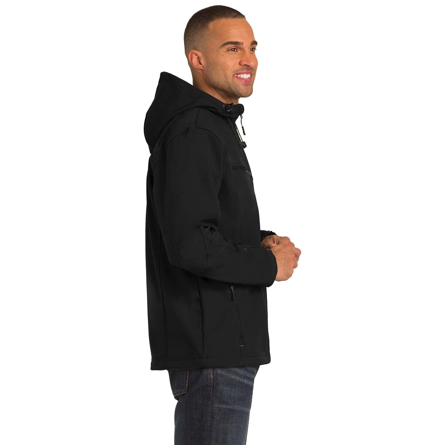 Black/Engine Red Jacket - Port Authority - Soft Shell
