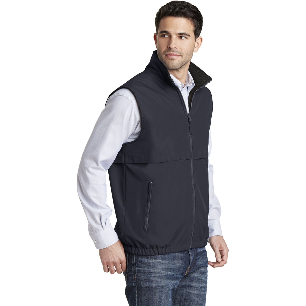 Battleship Grey Vests - Port Authority - Stylish Design
