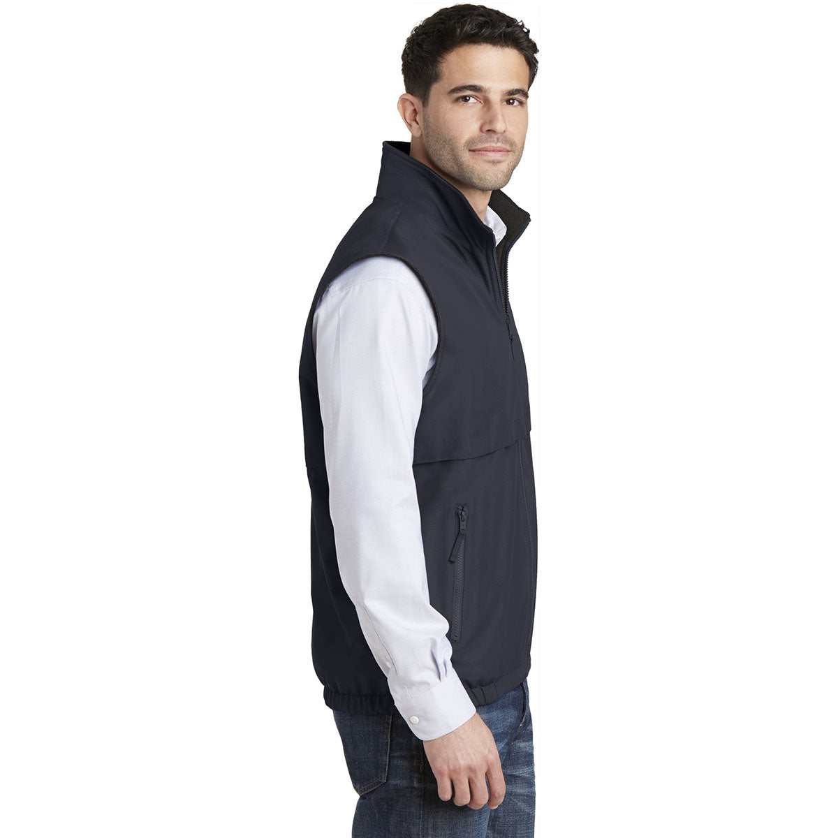 Battleship Grey Vests - Port Authority - Stylish Design