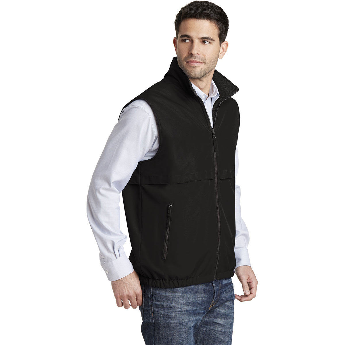 Battleship Grey Vests - Port Authority - Stylish Design
