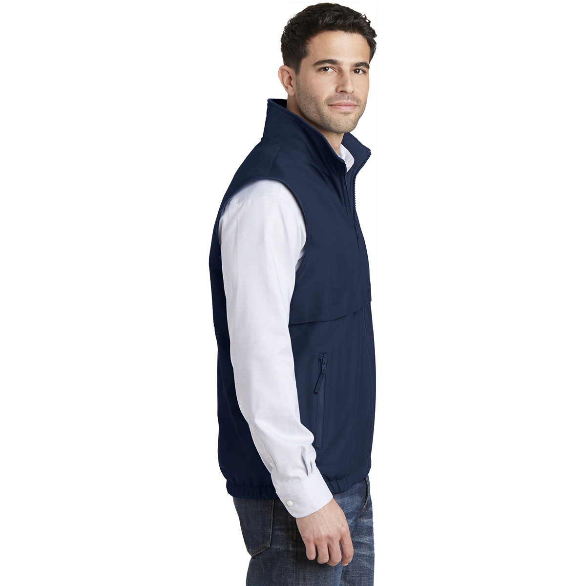 Battleship Grey Vests - Port Authority - Stylish Design