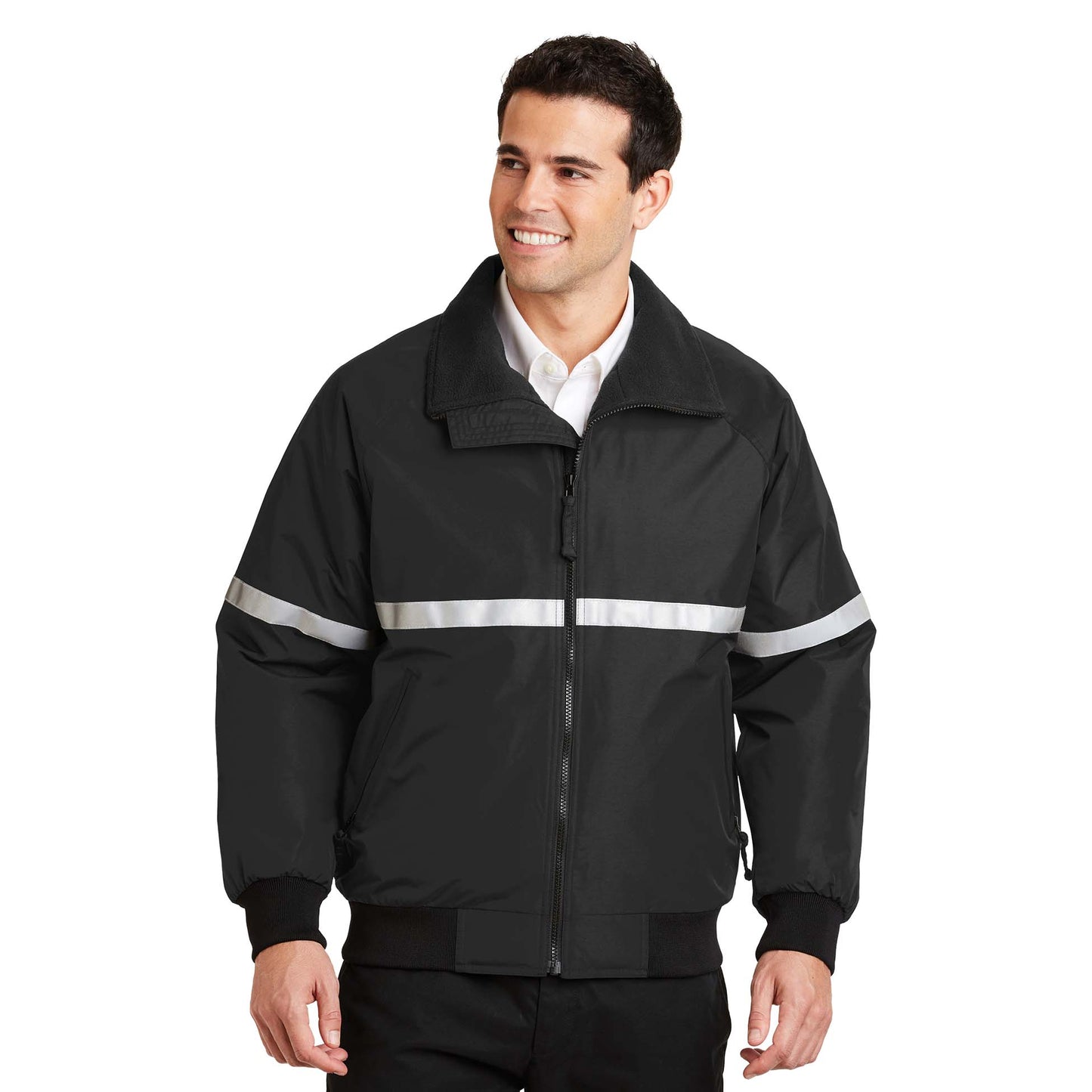 True Black Reflective Jacket - Port Authority - Durable Design