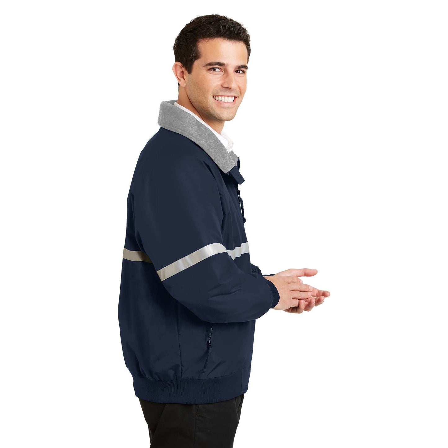 True Black Reflective Jacket - Port Authority - Durable Design