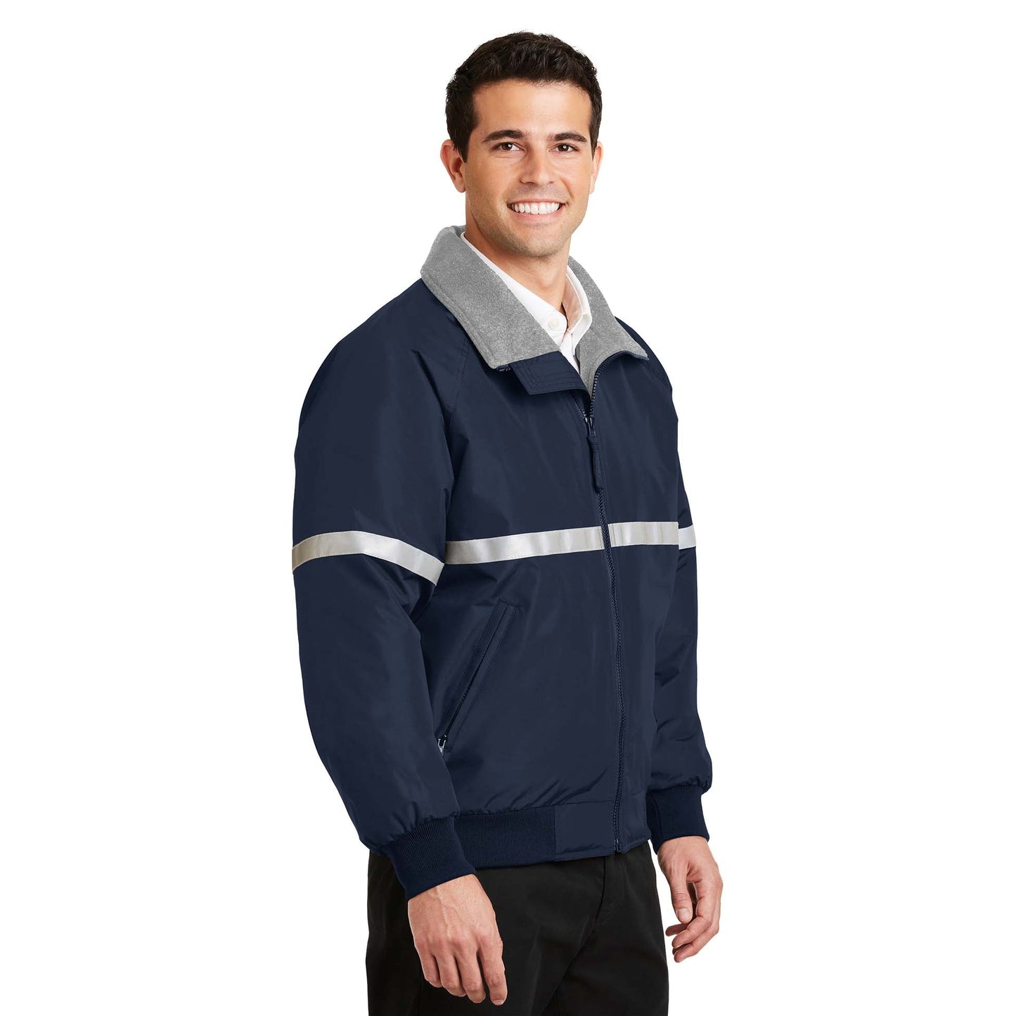 True Black Reflective Jacket - Port Authority - Durable Design