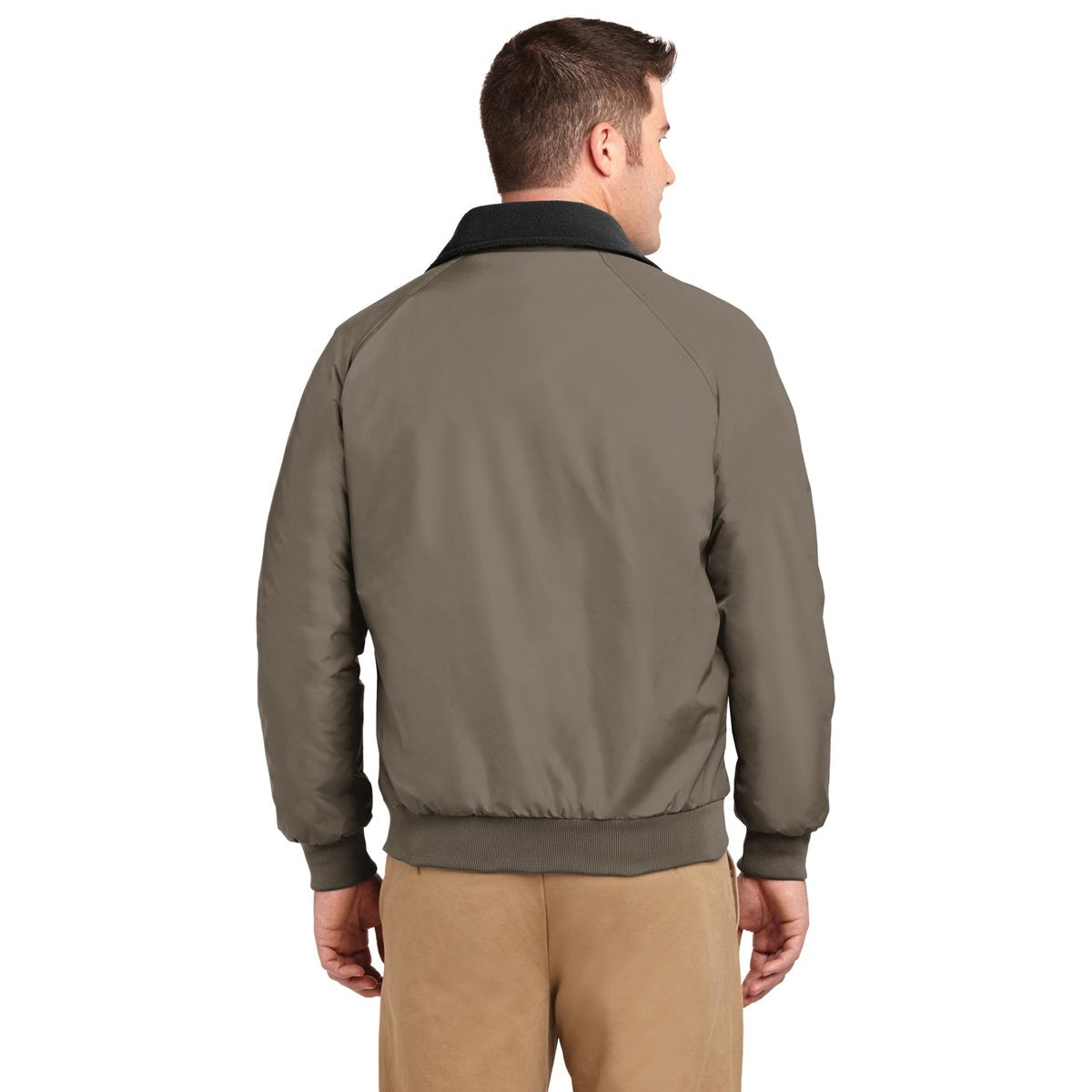 True Black/Grey Heather Jackets - Port Authority - Warm Fleece