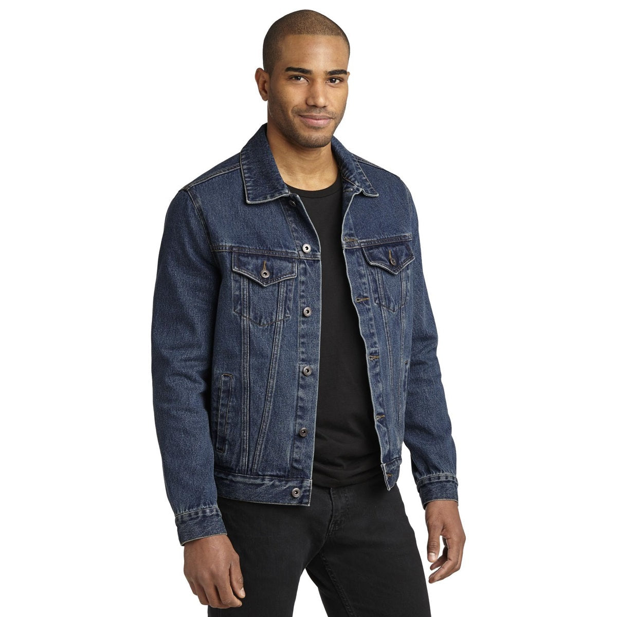 Denim Blue Jacket - Port Authority - Stylish Design
