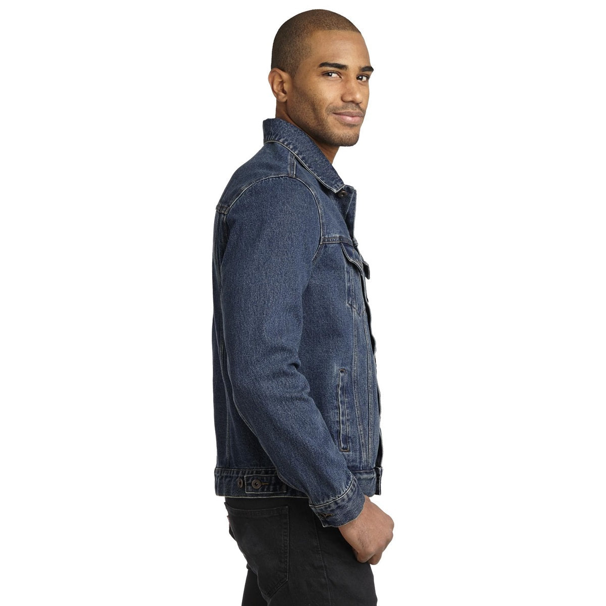 Denim Blue Jacket - Port Authority - Stylish Design