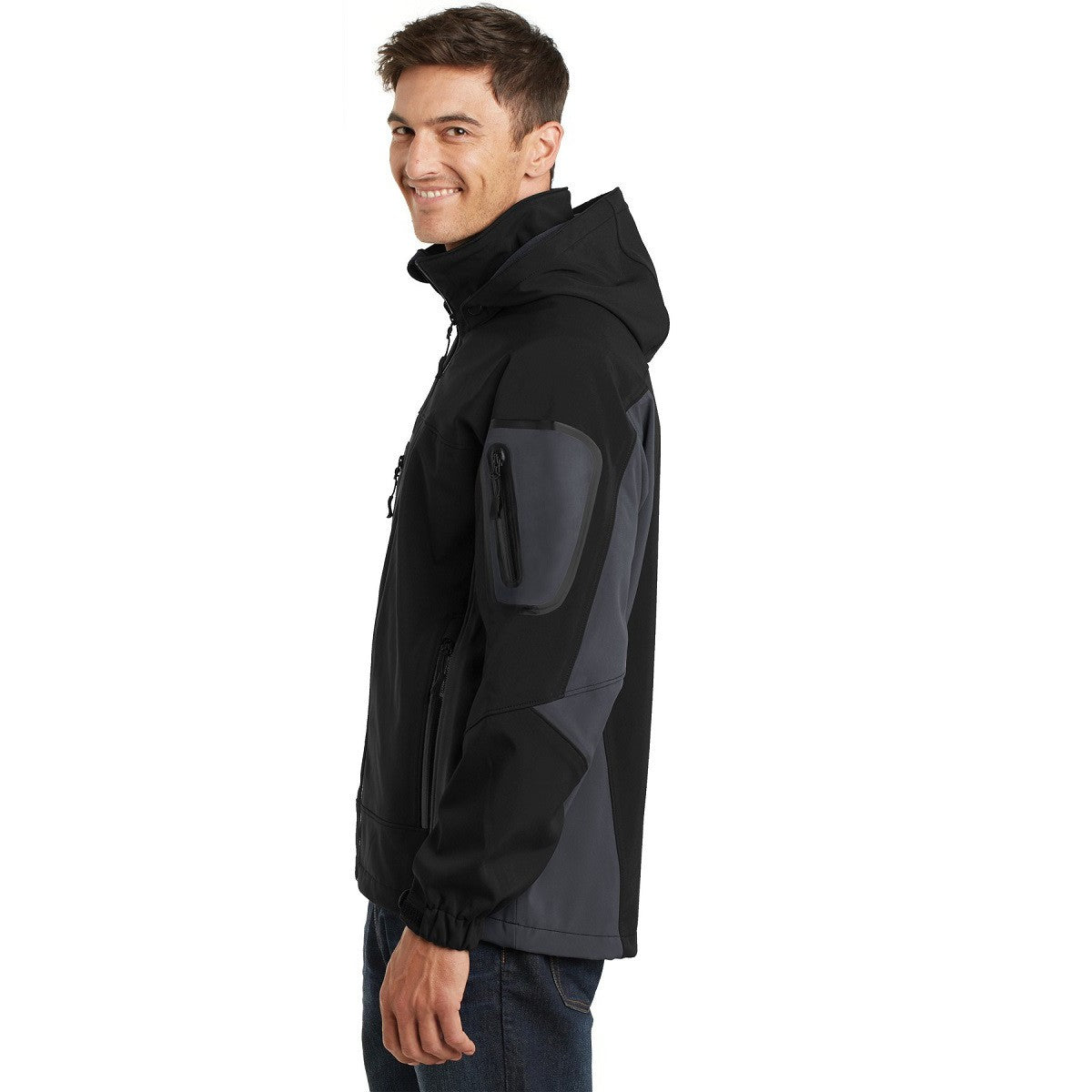 Black/Graphite Jacket - Port Authority - Waterproof Soft Shell