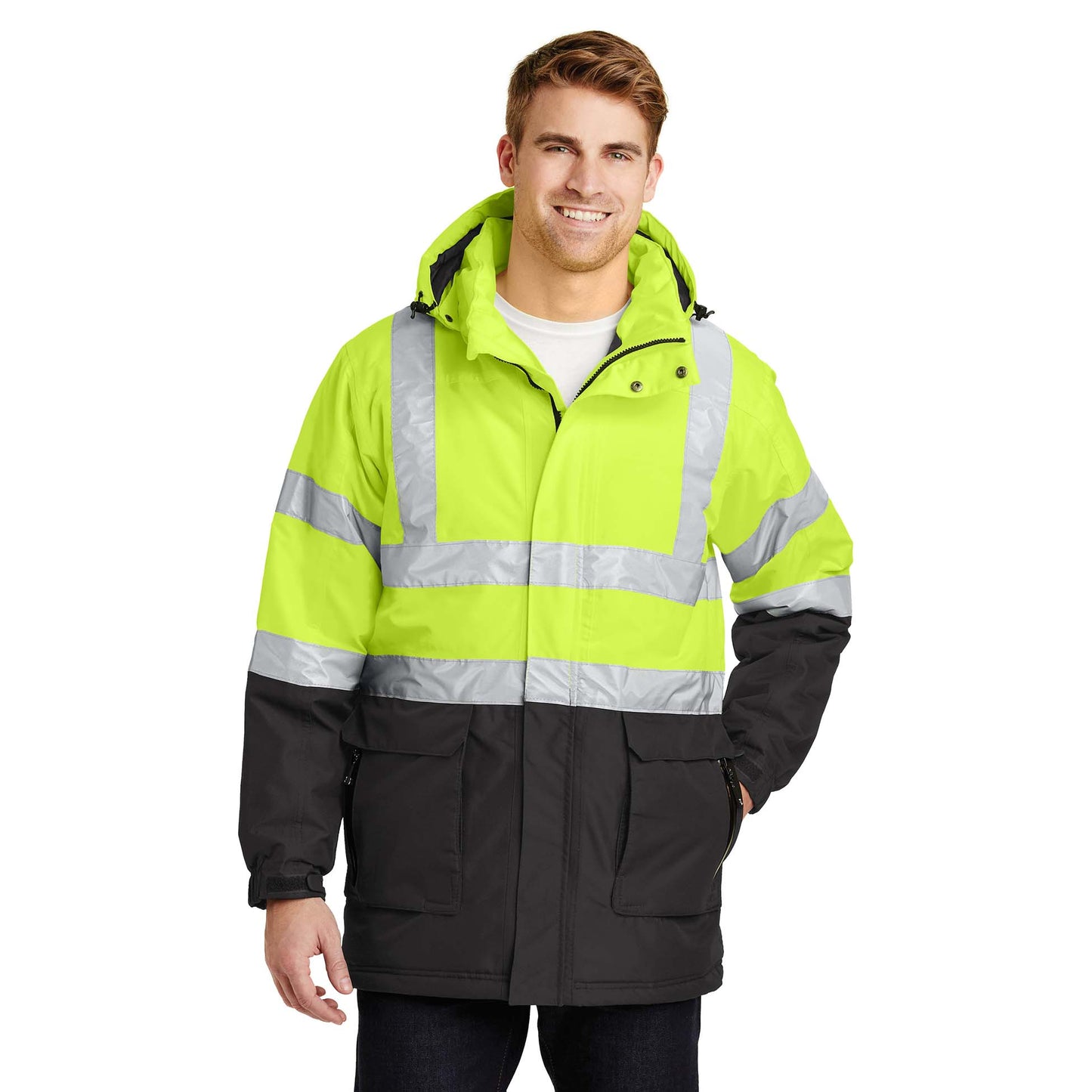 Safety Yellow Reflective Jacket - Port Authority - Stylish