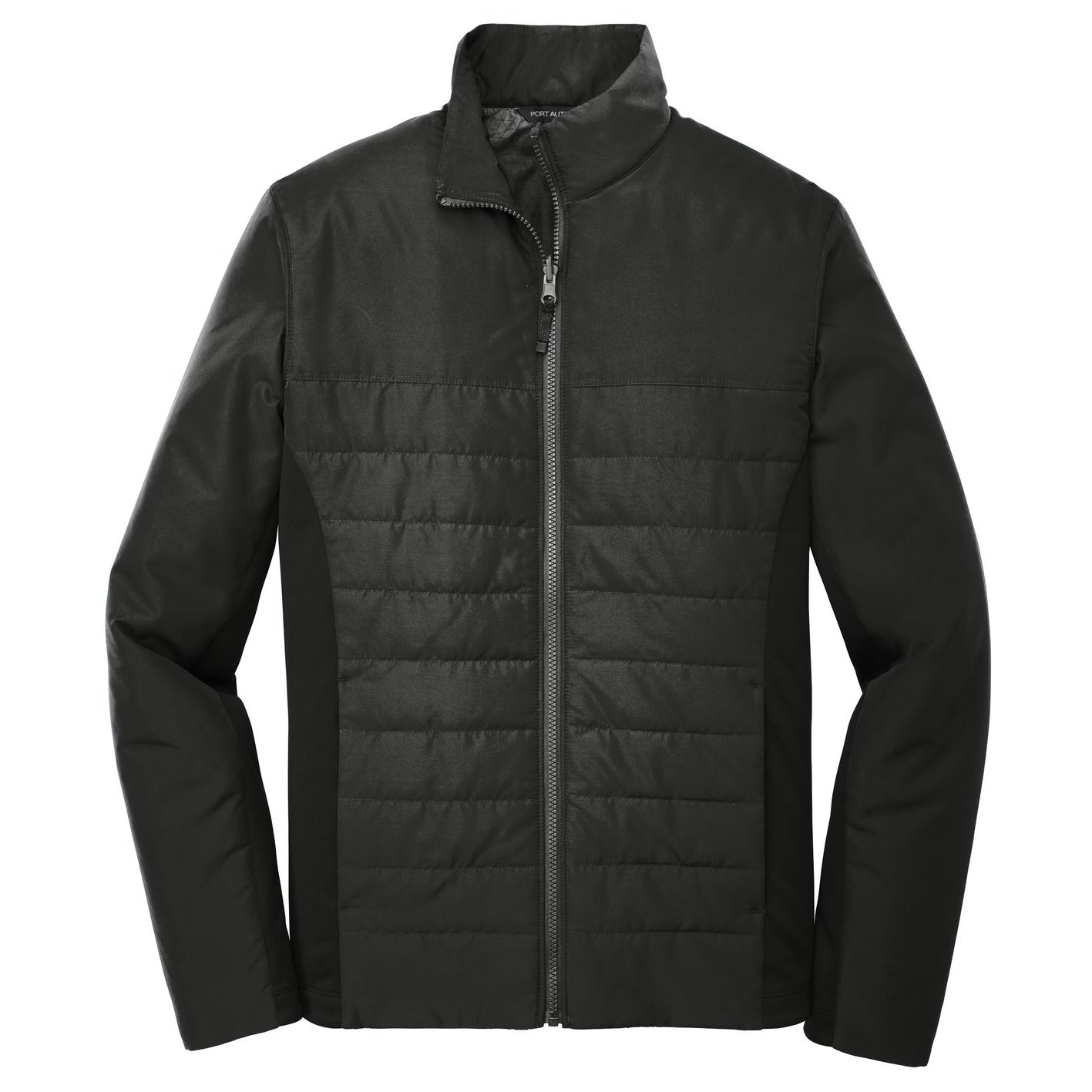 Deep Black Jacket - Port Authority - Stylish Insulation