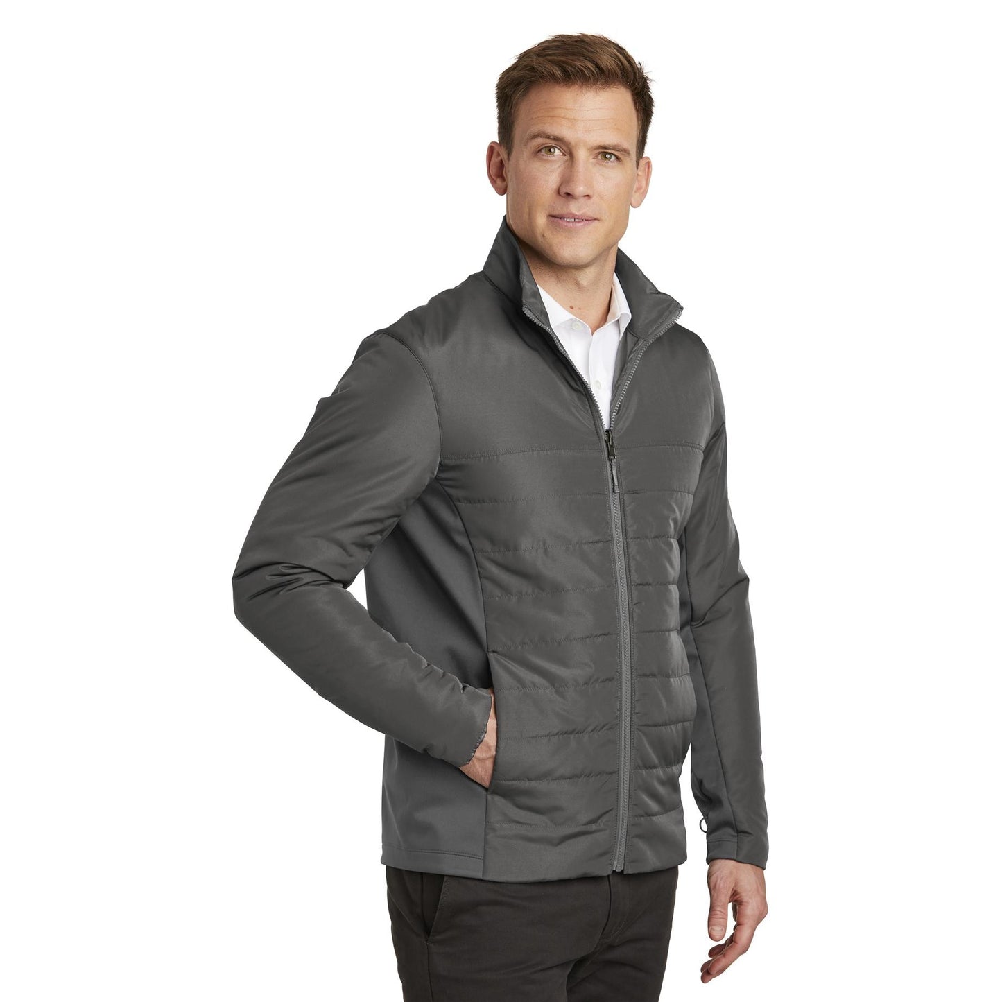 Deep Black Jacket - Port Authority - Stylish Insulation