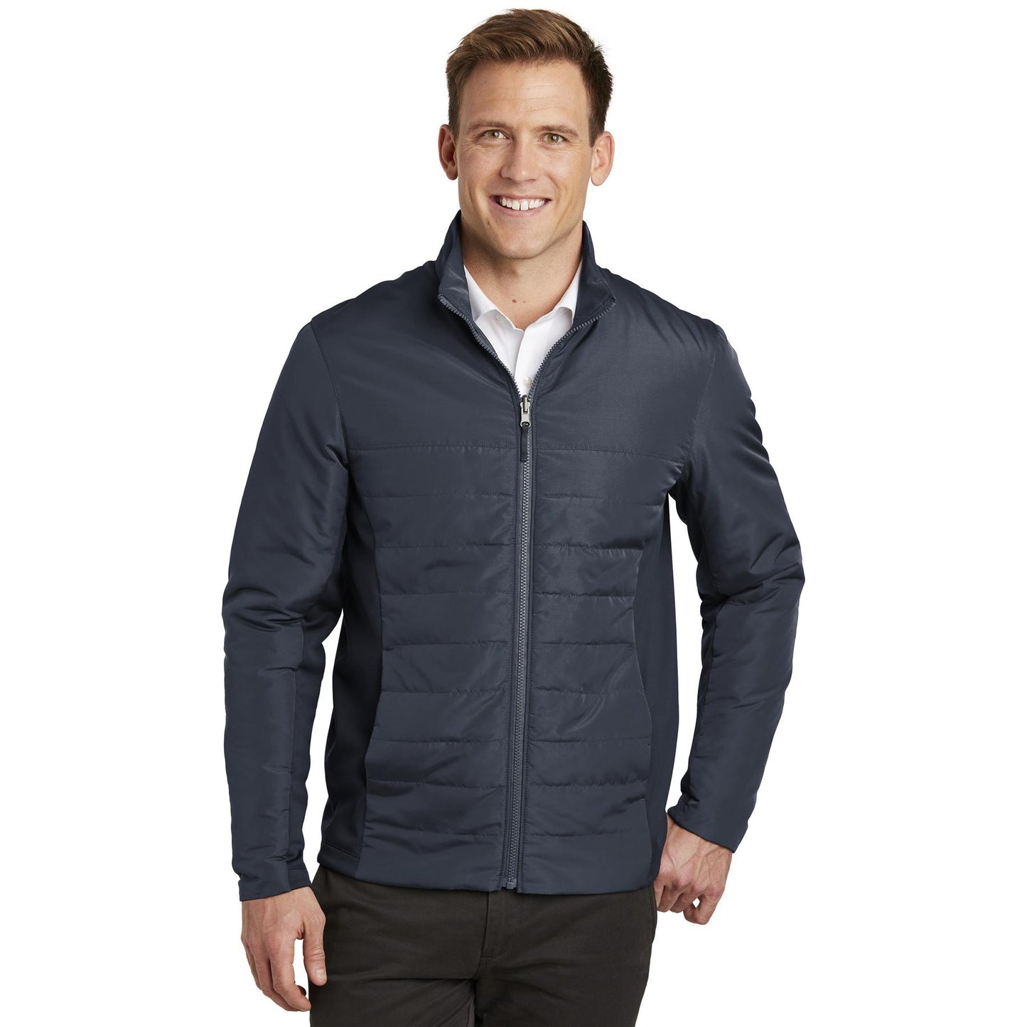 Deep Black Jacket - Port Authority - Stylish Insulation