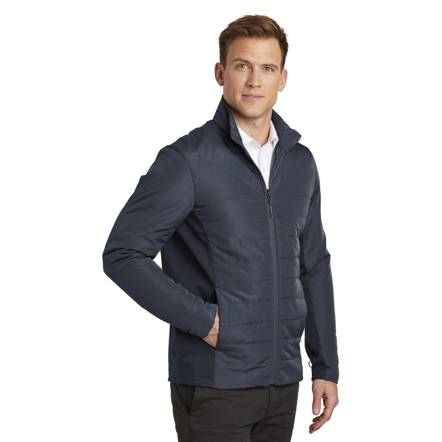 Deep Black Jacket - Port Authority - Stylish Insulation