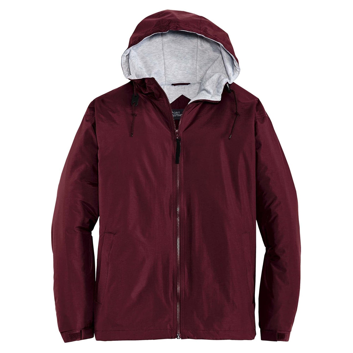 Black/Light Oxford Jacket - Port Authority - Nylon Shell