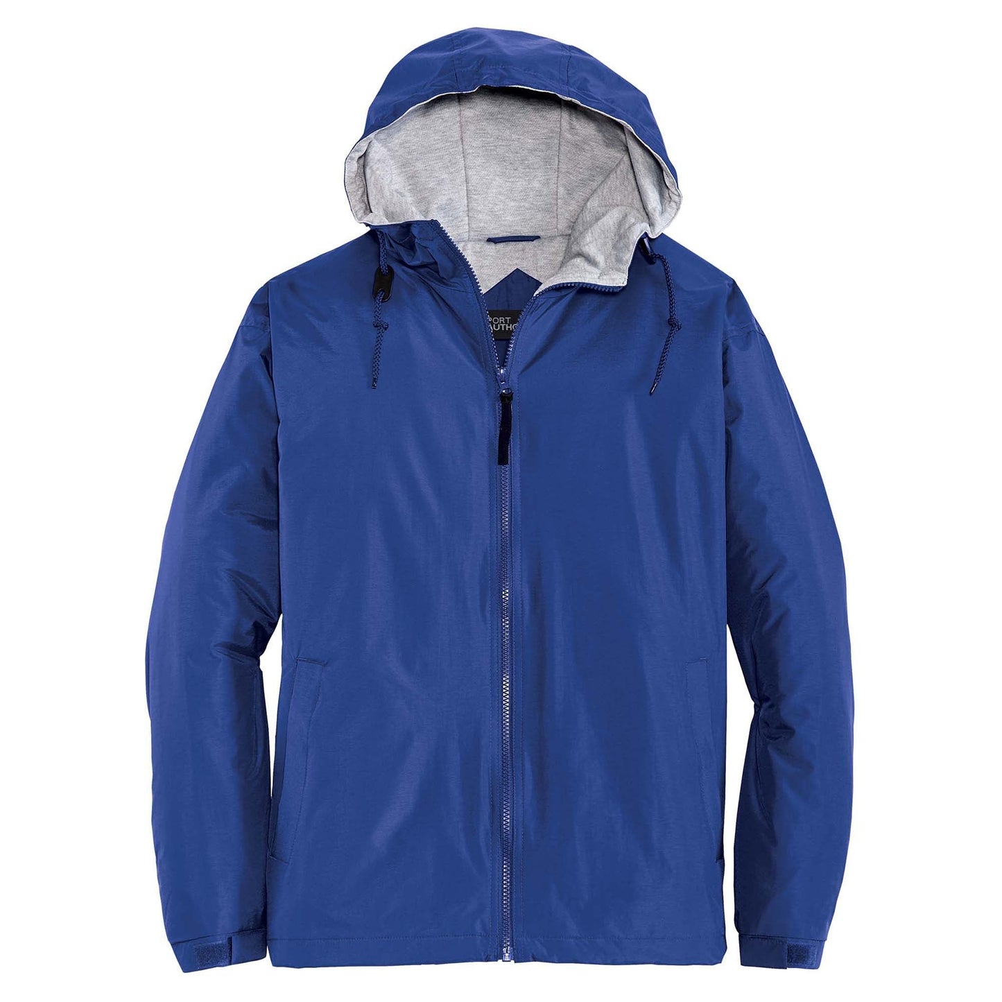 Black/Light Oxford Jacket - Port Authority - Nylon Shell