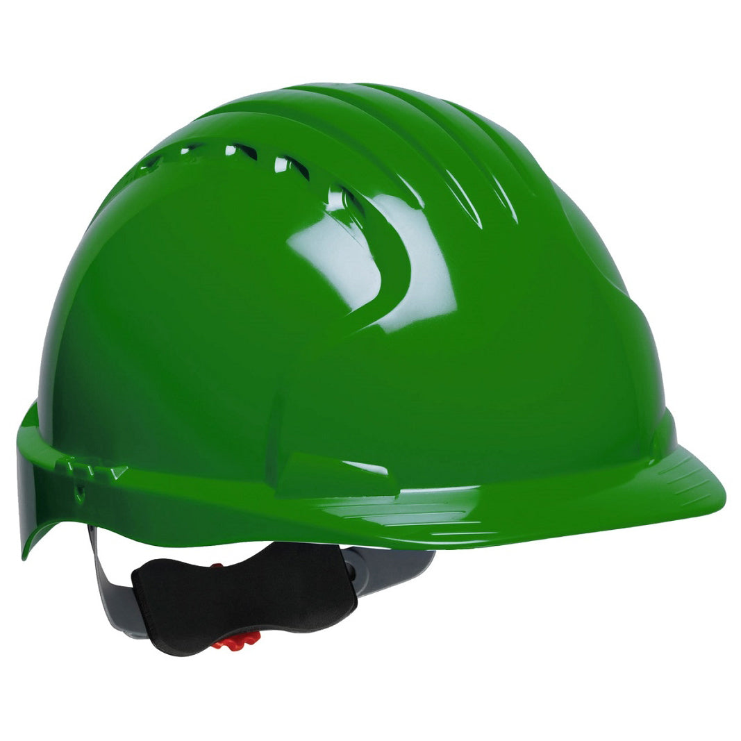 Green Hard Hats - JSP - Stylish Polyethylene Shell