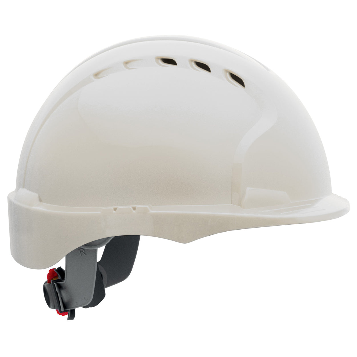 White Hard Hats - JSP - Vented Design