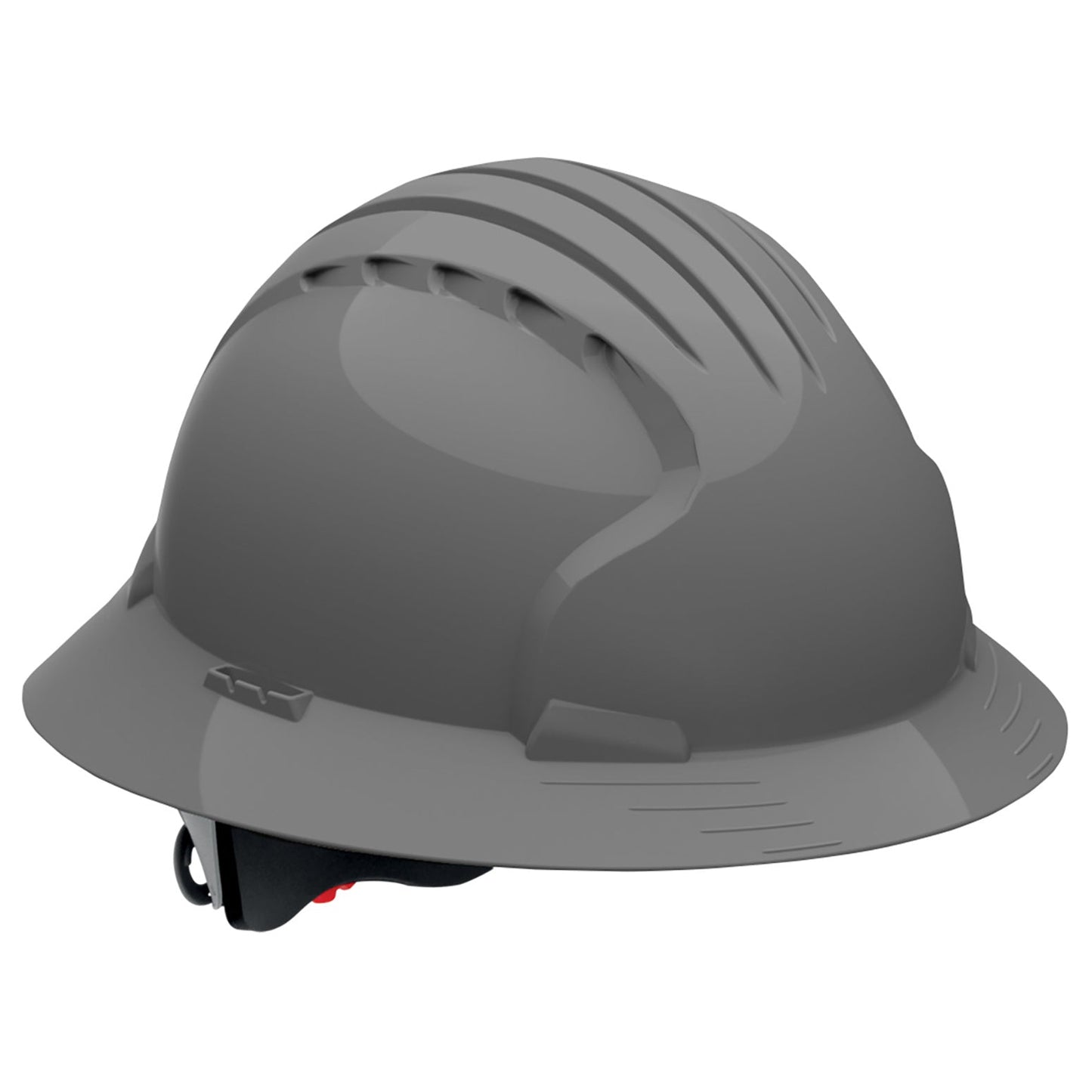 Gray Hard Hats - JSP - Full Brim Protection