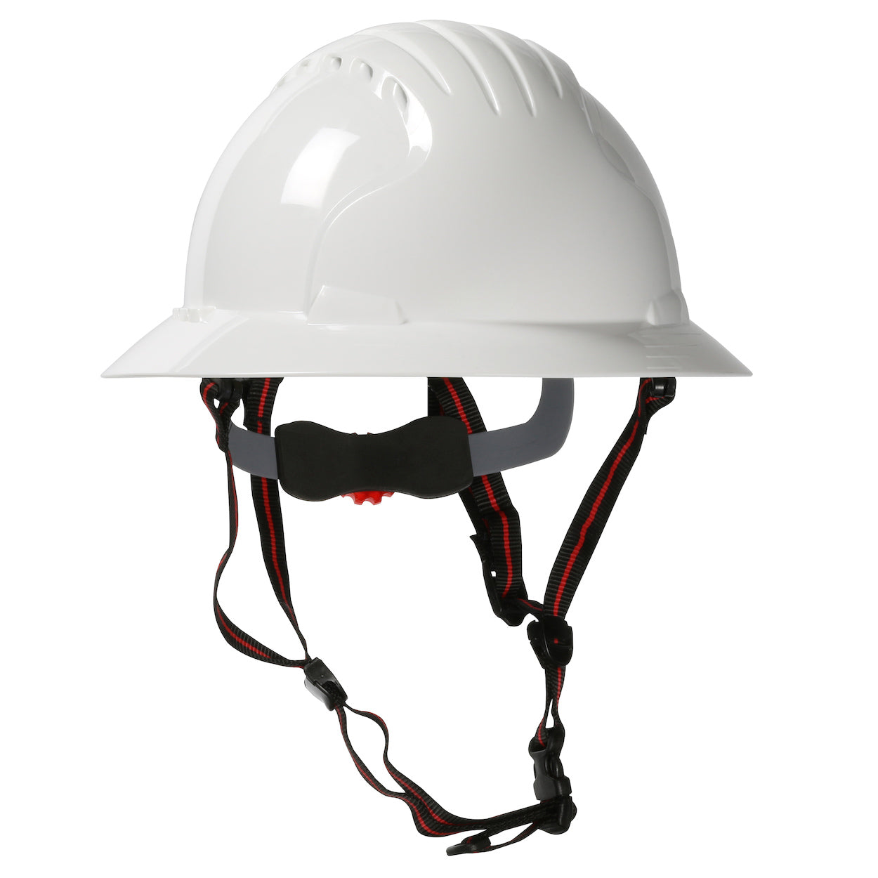 White Hard Hats - JSP - Adjustable Ratchet Fit