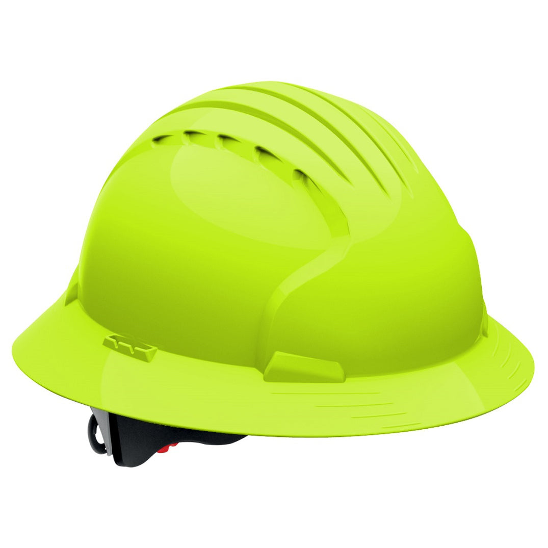 White Hard Hats - JSP - Deluxe Vented Brim Safety