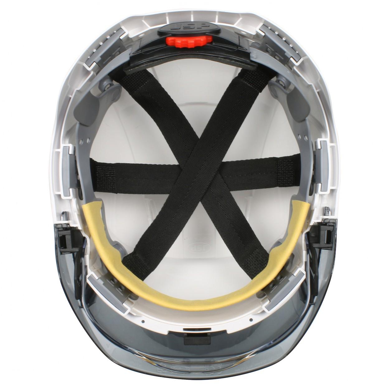Smoke Top/Clear Lens Hard Hats - JSP - Vented Cap Style